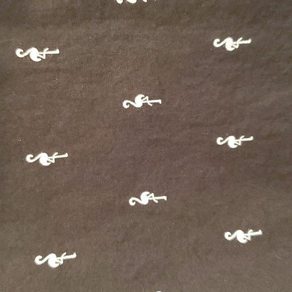 Michael Brandon Black and White Flamingo Print Button Down XXL - Picture 2 of 5